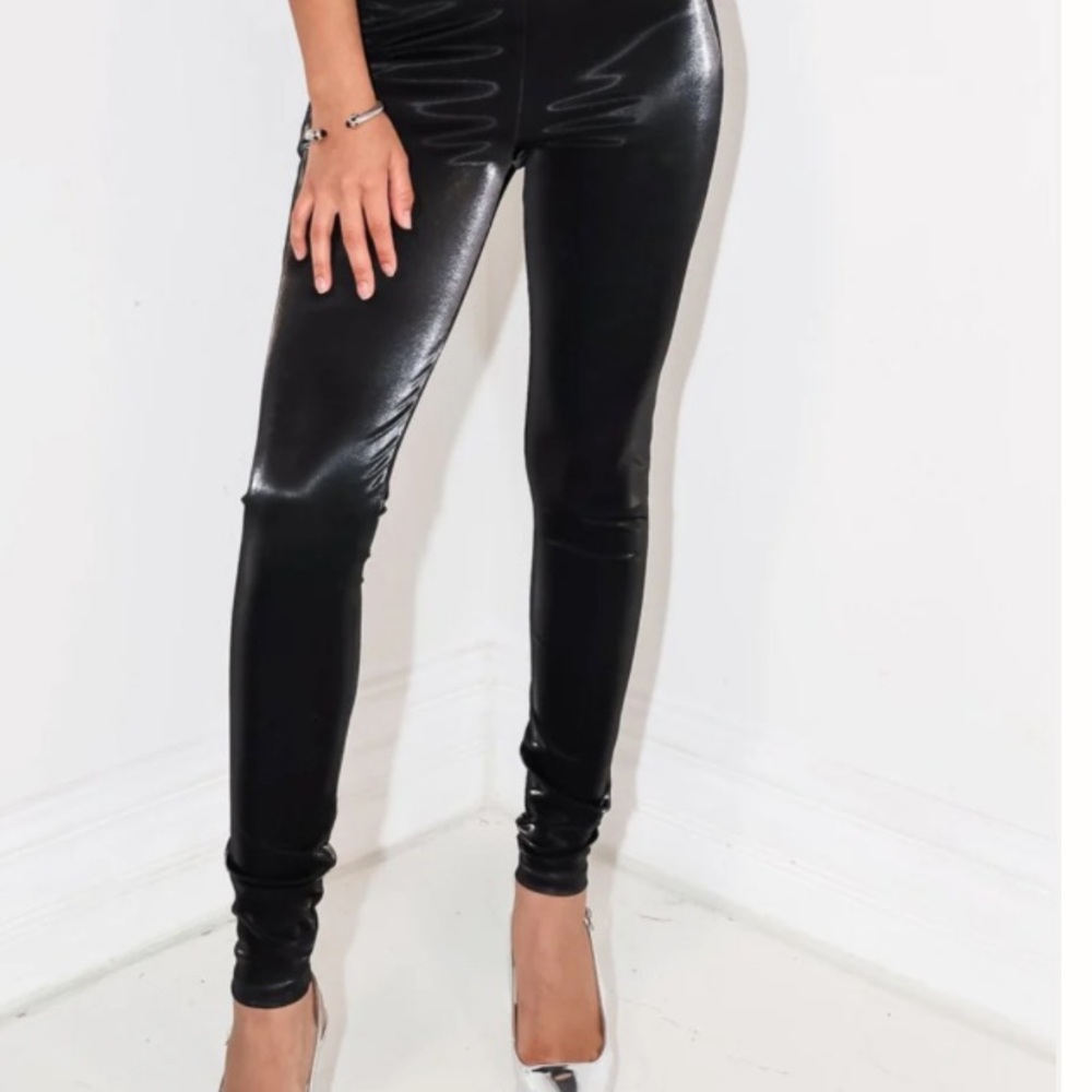 Matilda Patent Foil Leggings - large